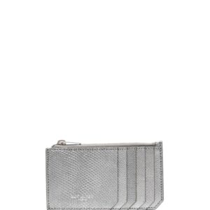 Saint Laurent metallic leather cardholder