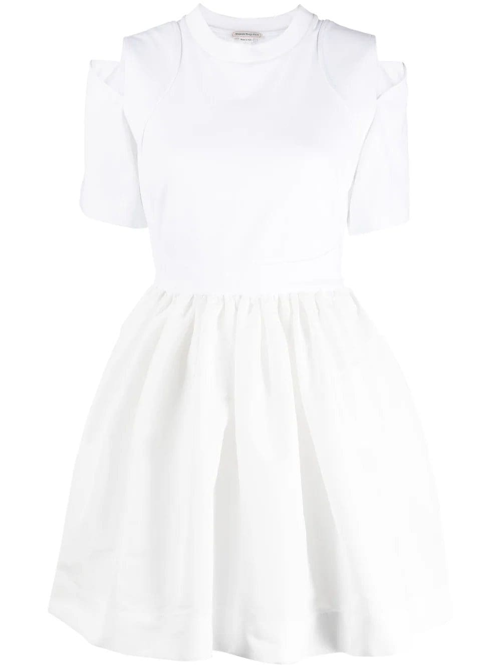 Alexander McQueen cut-out detail minidress