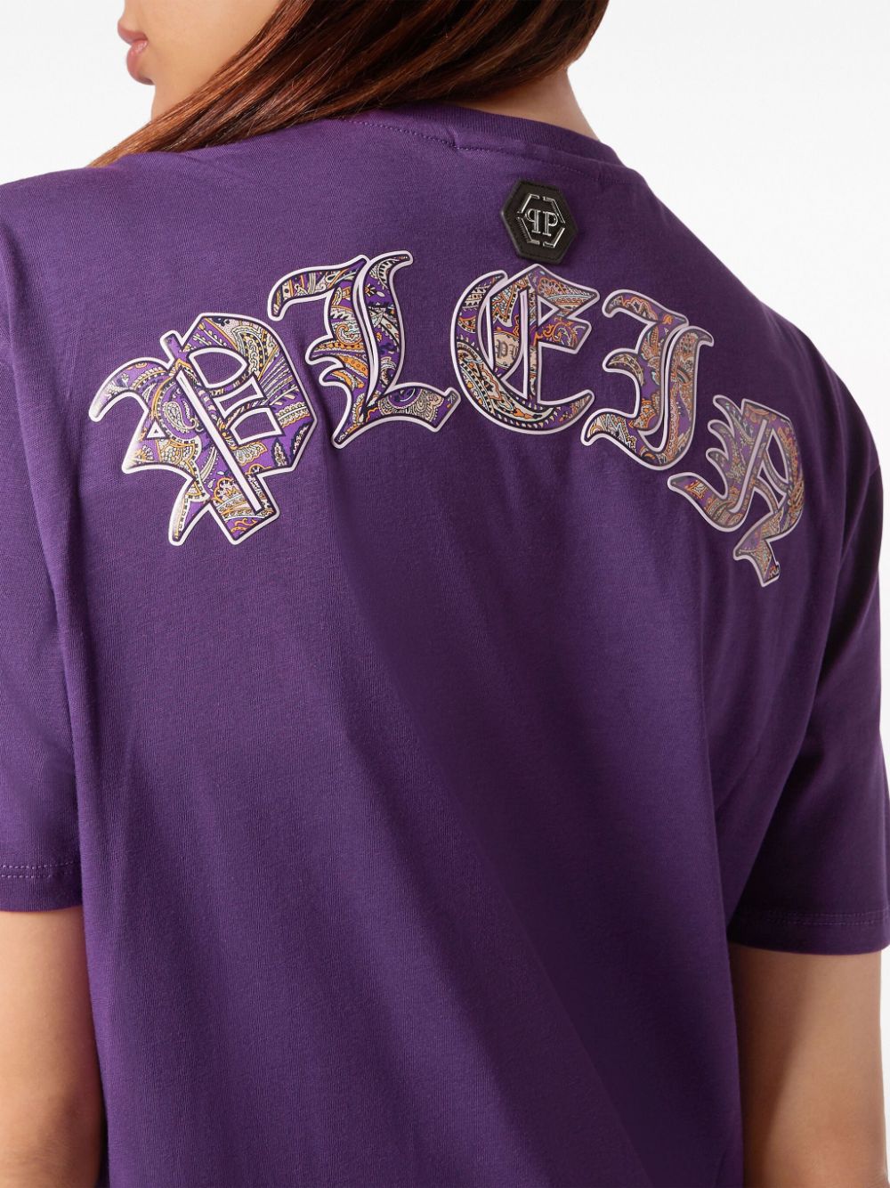 Philipp Plein logo-print cotton minidress - Image 5