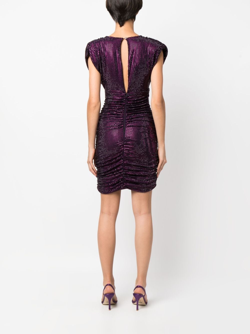 Philipp Plein crystal-embellished mini dress - Image 5