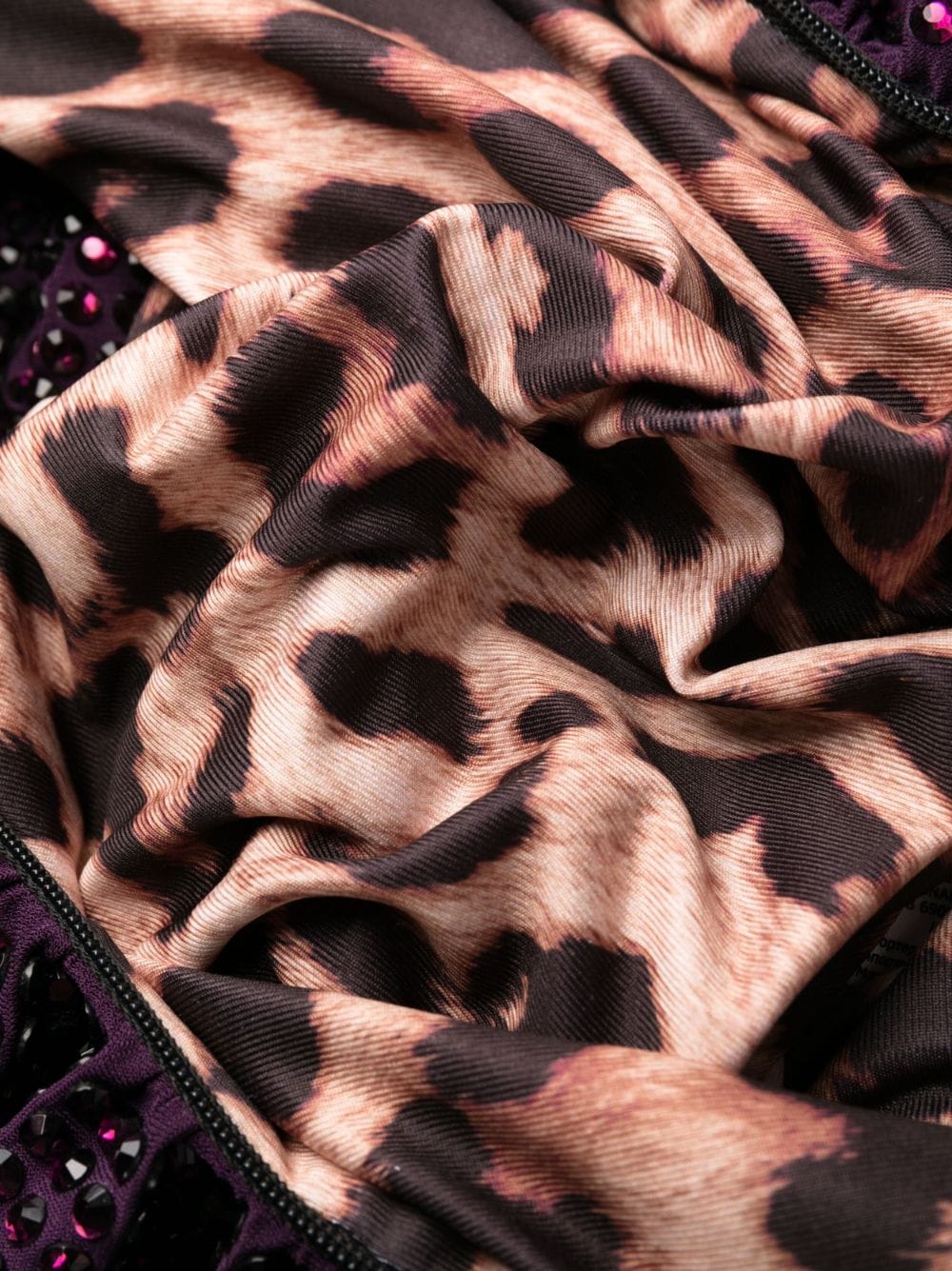 Philipp Plein crystal-embellished mini dress - Image 2