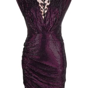 Philipp Plein crystal-embellished padded mini dress