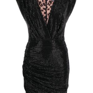 Philipp Plein crystal-embellished minidress