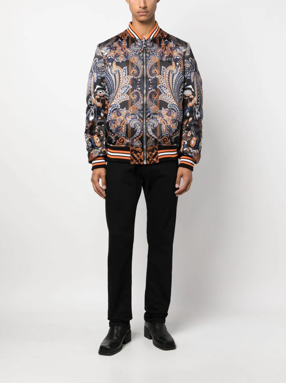 Philipp Plein paisley-print bomber jacket - Image 2