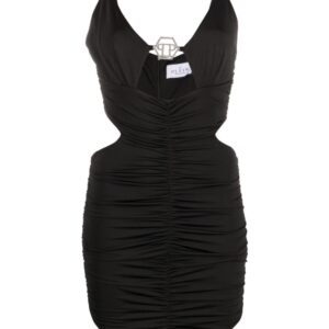 Philipp Plein cut-out ruched minidress