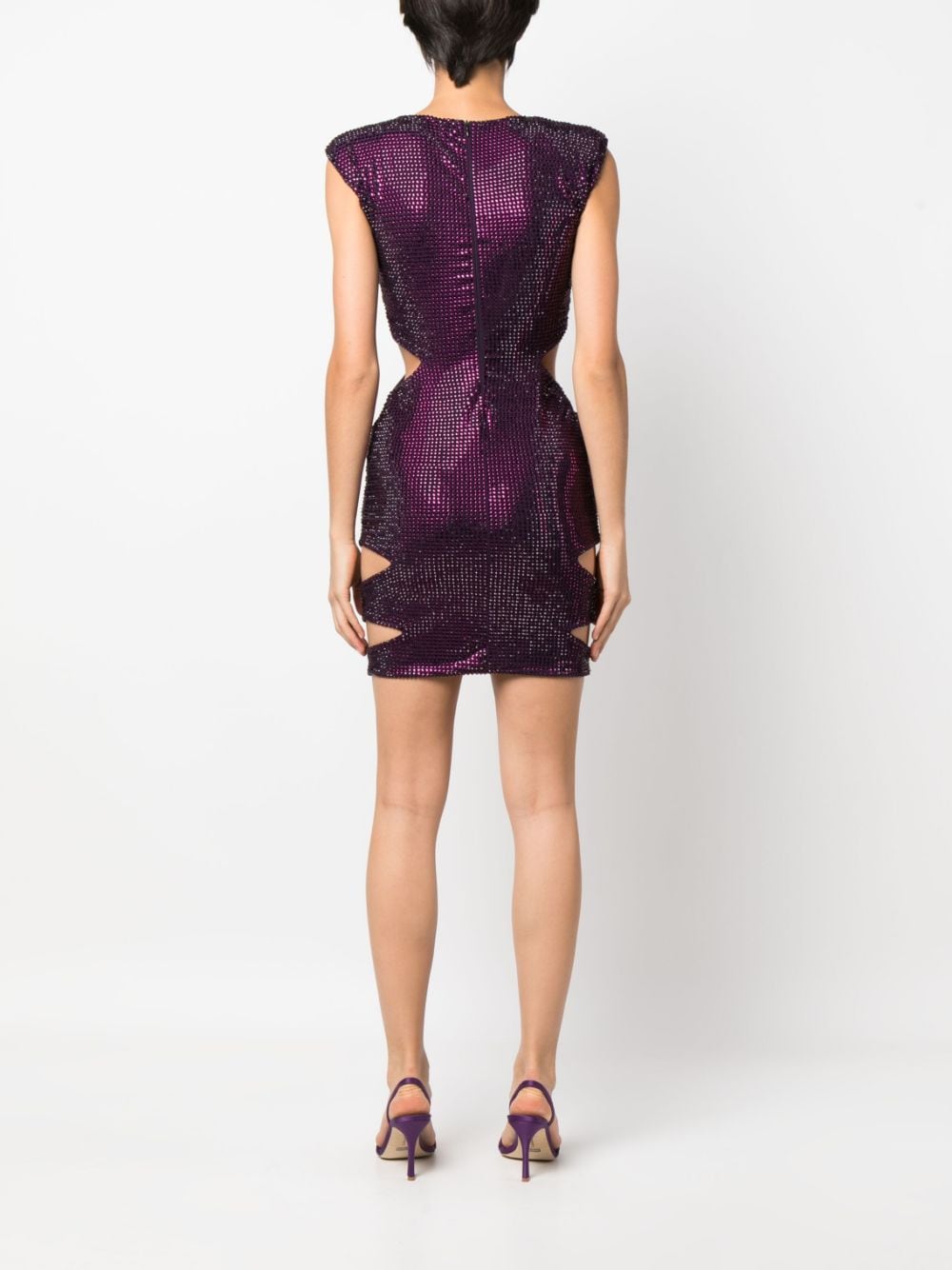 Philipp Plein crystal-embellished minidress - Image 5