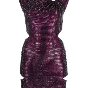 Philipp Plein crystal-embellished minidress