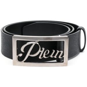 Louis Vuitton logo-buckle Saffiano leather belt