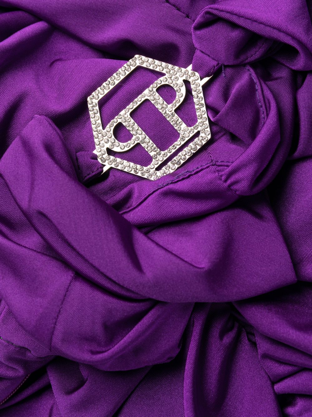 Philipp Plein cut-out ruched minidress - Image 5