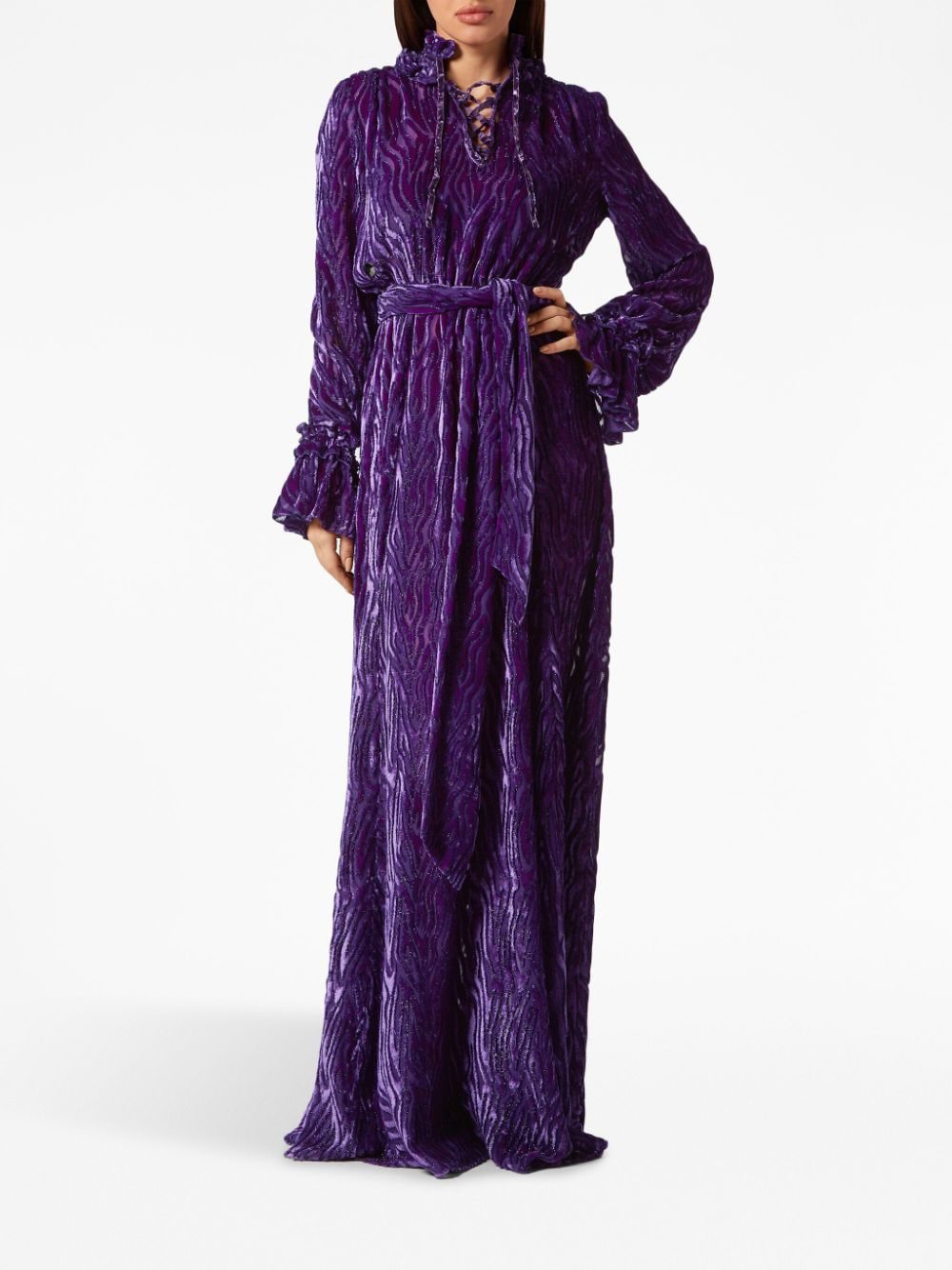 Philipp Plein Chiffon Gipsy devoré-effect dress - Image 2