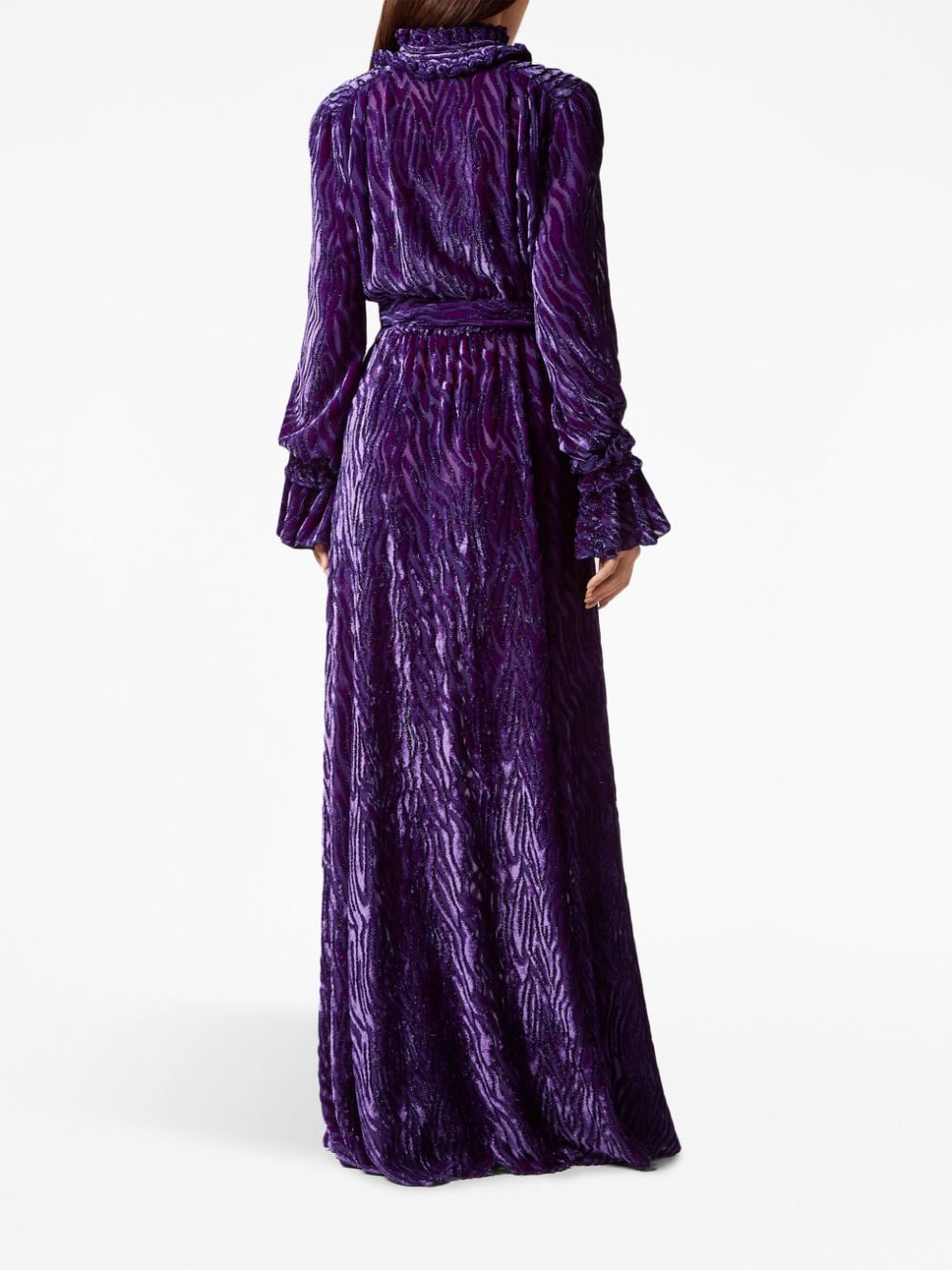 Philipp Plein Chiffon Gipsy devoré-effect dress - Image 4