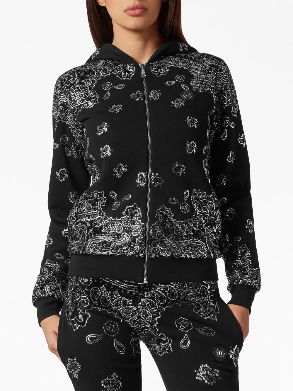 Philipp Plein paisley-printed jogging set - Image 4