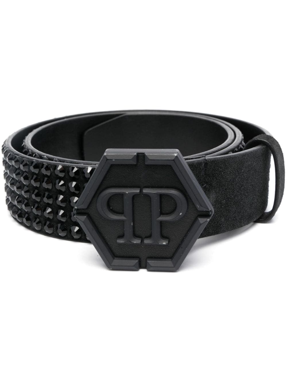 Louis Vuitton embossed-logo buckle belt