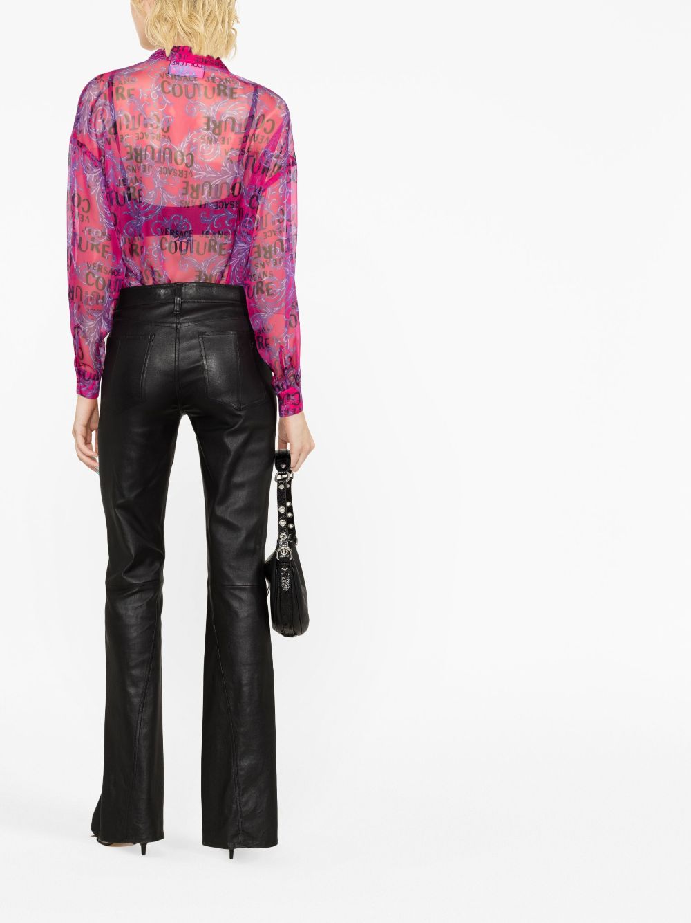 Versace Jeans Couture logo-print long-sleeve shirt - Image 3