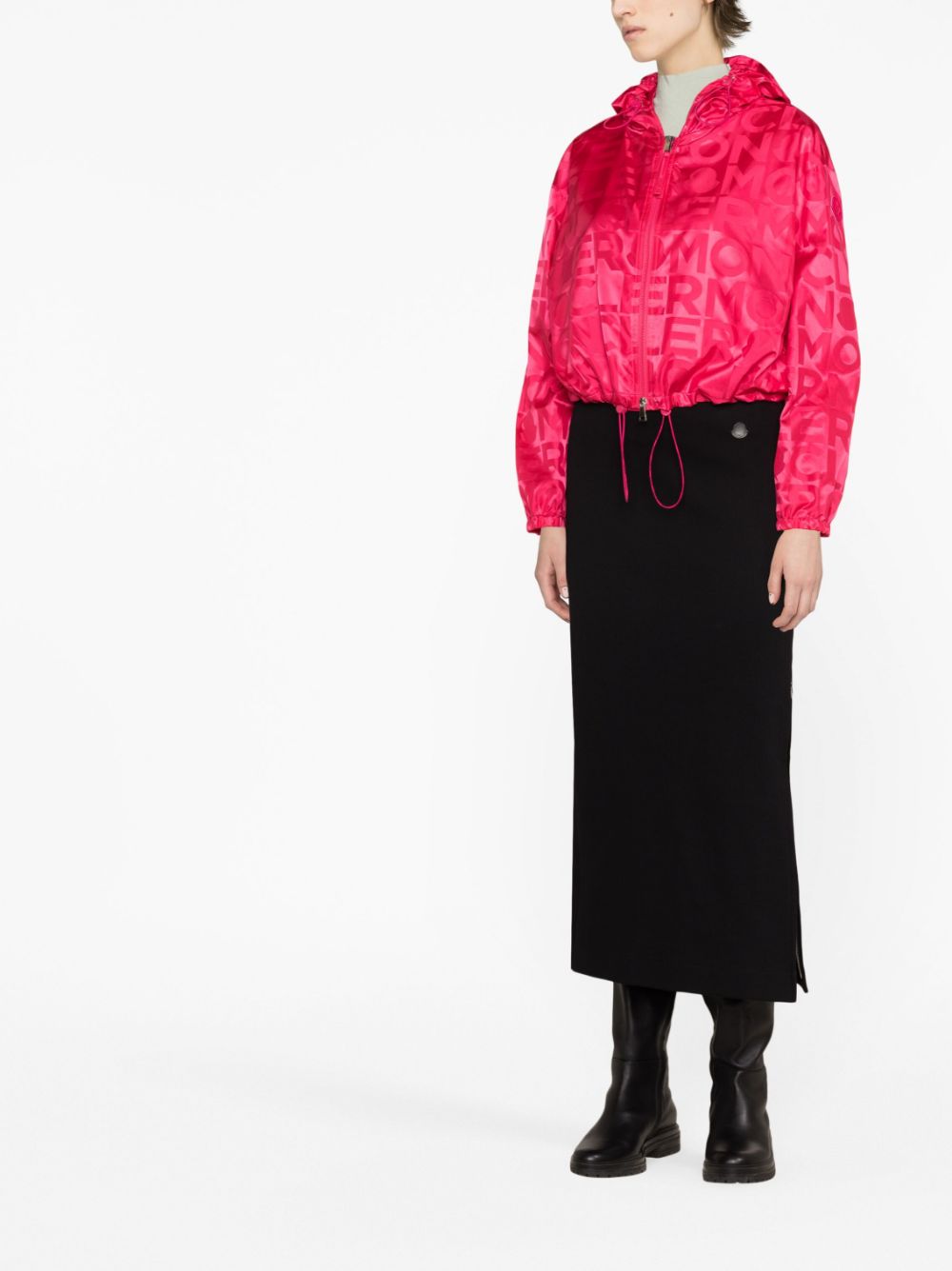 Moncler logo-print windbreaker - Image 2