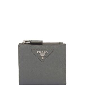 Prada logo-plaque Saffiano leather wallet