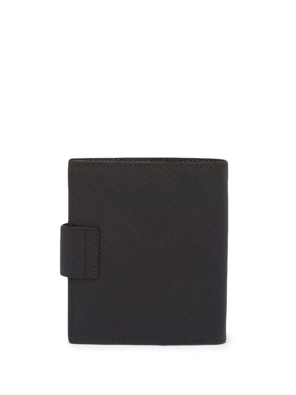 Prada saffiano logo-plaque wallet - Image 2