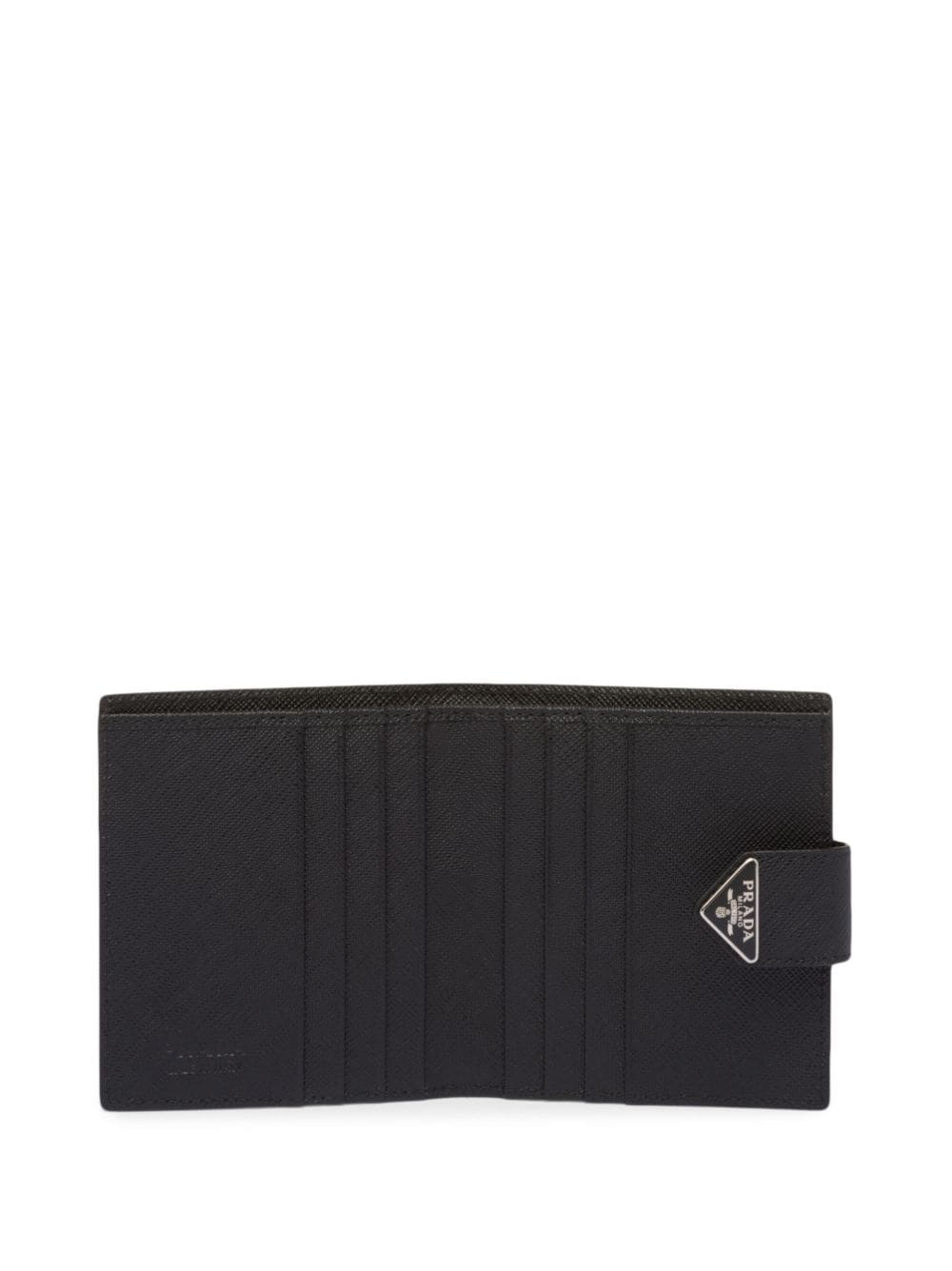 Prada saffiano logo-plaque wallet - Image 4