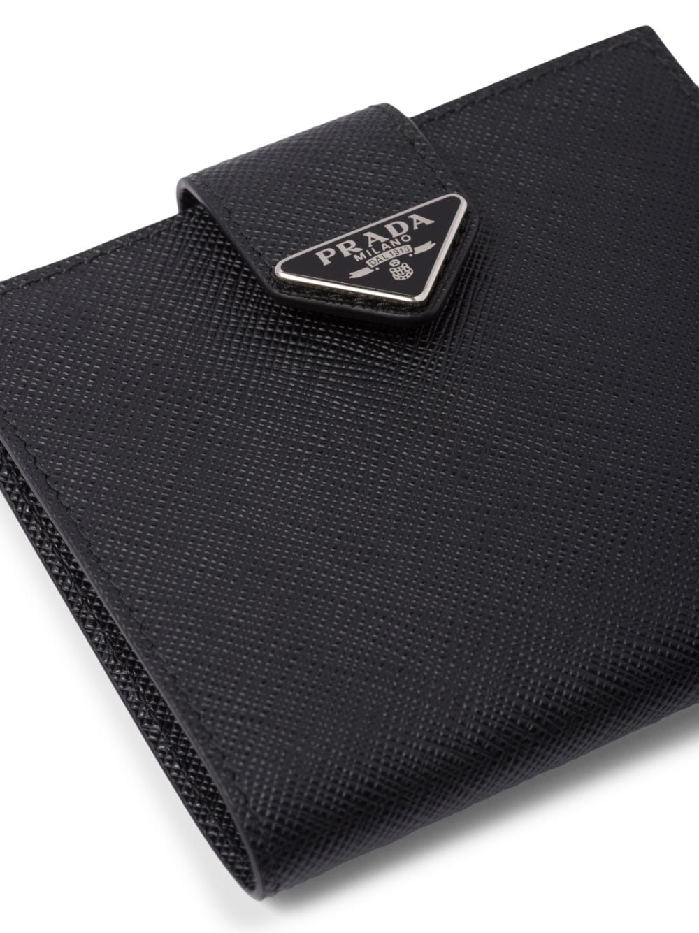 Prada saffiano logo-plaque wallet - Image 5