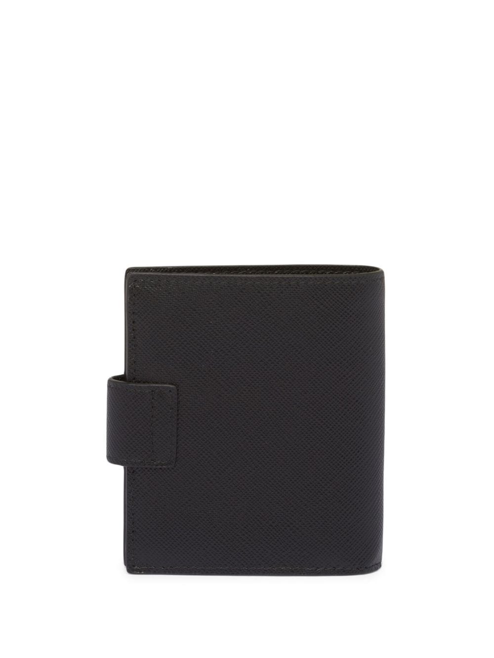 Prada saffiano logo-plaque wallet - Image 2