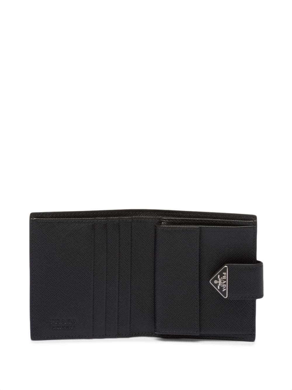 Prada saffiano logo-plaque wallet - Image 4
