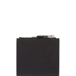 Prada saffiano logo-plaque wallet