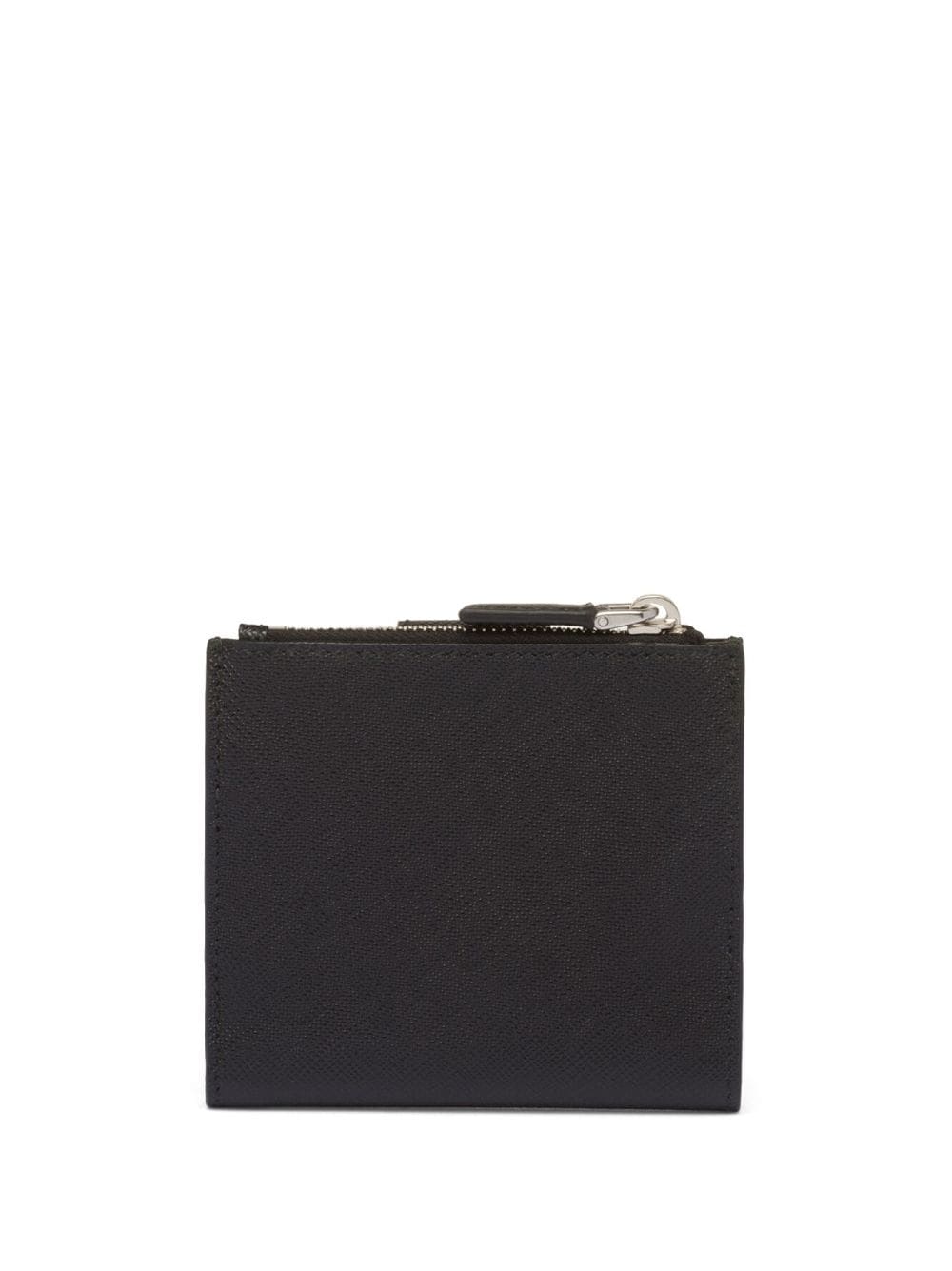 Prada saffiano logo-plaque wallet