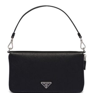 Prada logo-plaque document holder