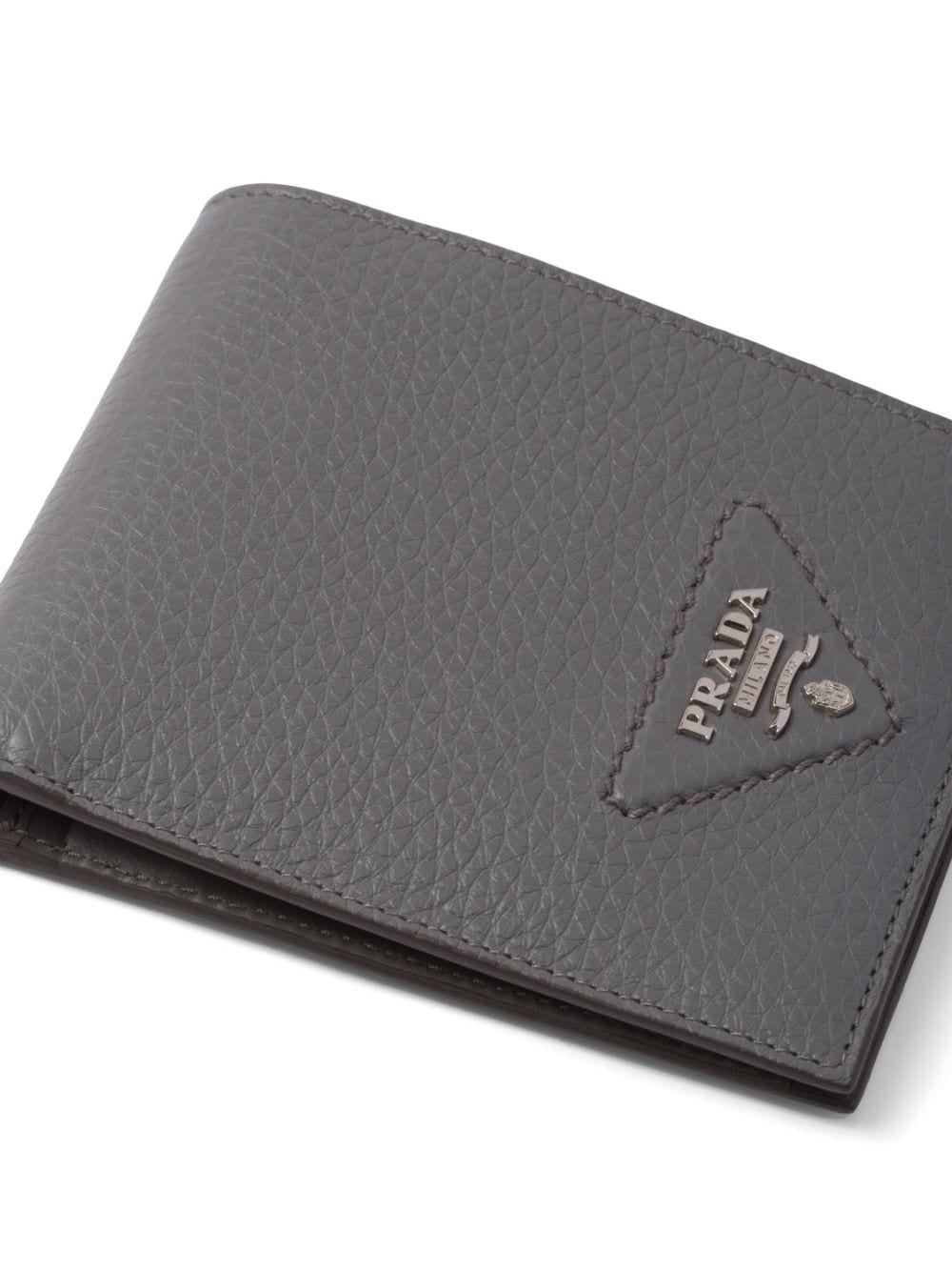 Prada triangle-logo bi-fold wallet - Image 5