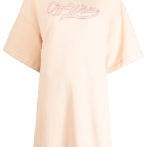 Off-White Baseball logo-embroidered T-shirt dress