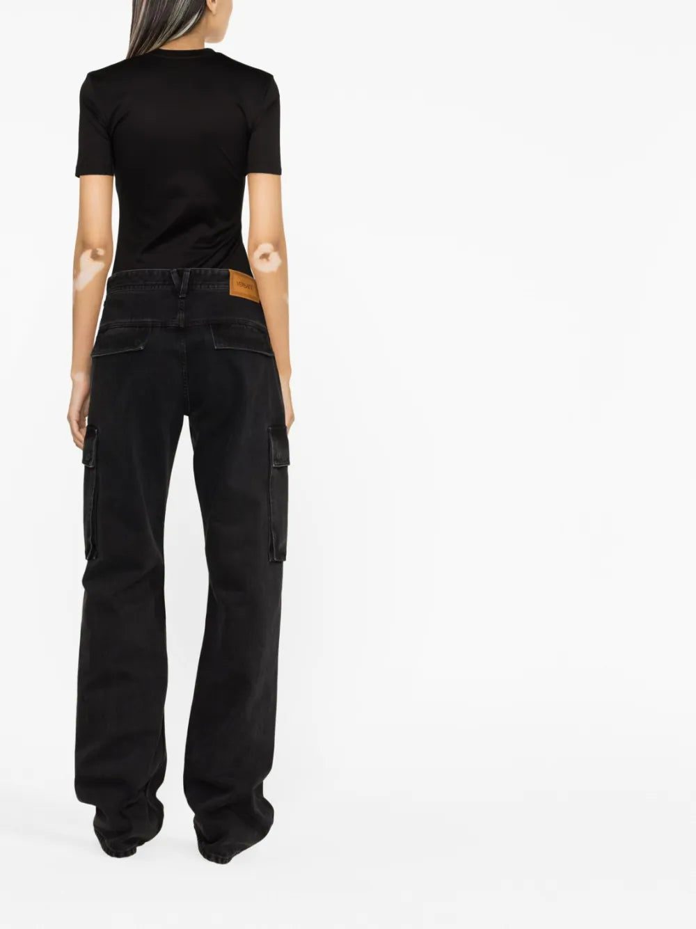 Versace Crystal Medusa logo cotton T-shirt - Image 4