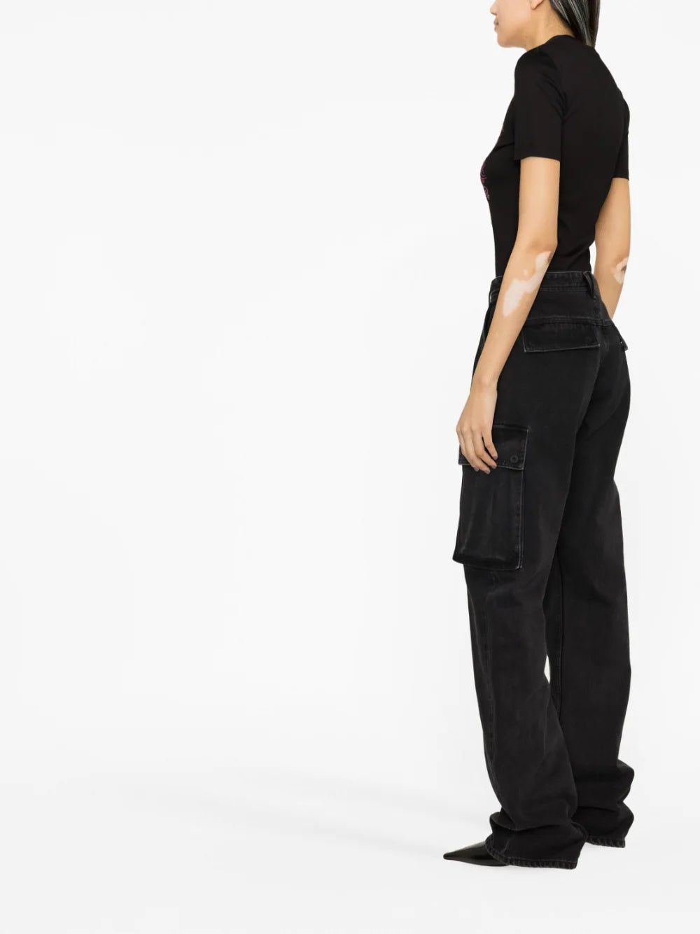 Versace Crystal Medusa logo cotton T-shirt - Image 3