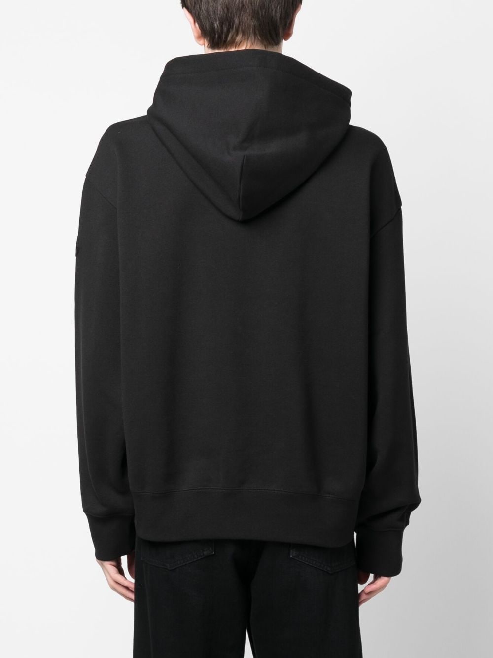 Moncler glitter logo-print hoodie - Image 4