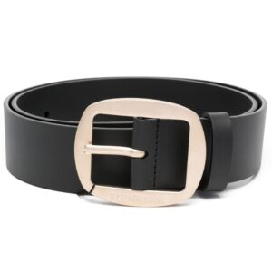 Louis Vuitton logo-engraved-buckle leather belt