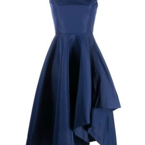 Alexander McQueen  asymmetric draped midi dress