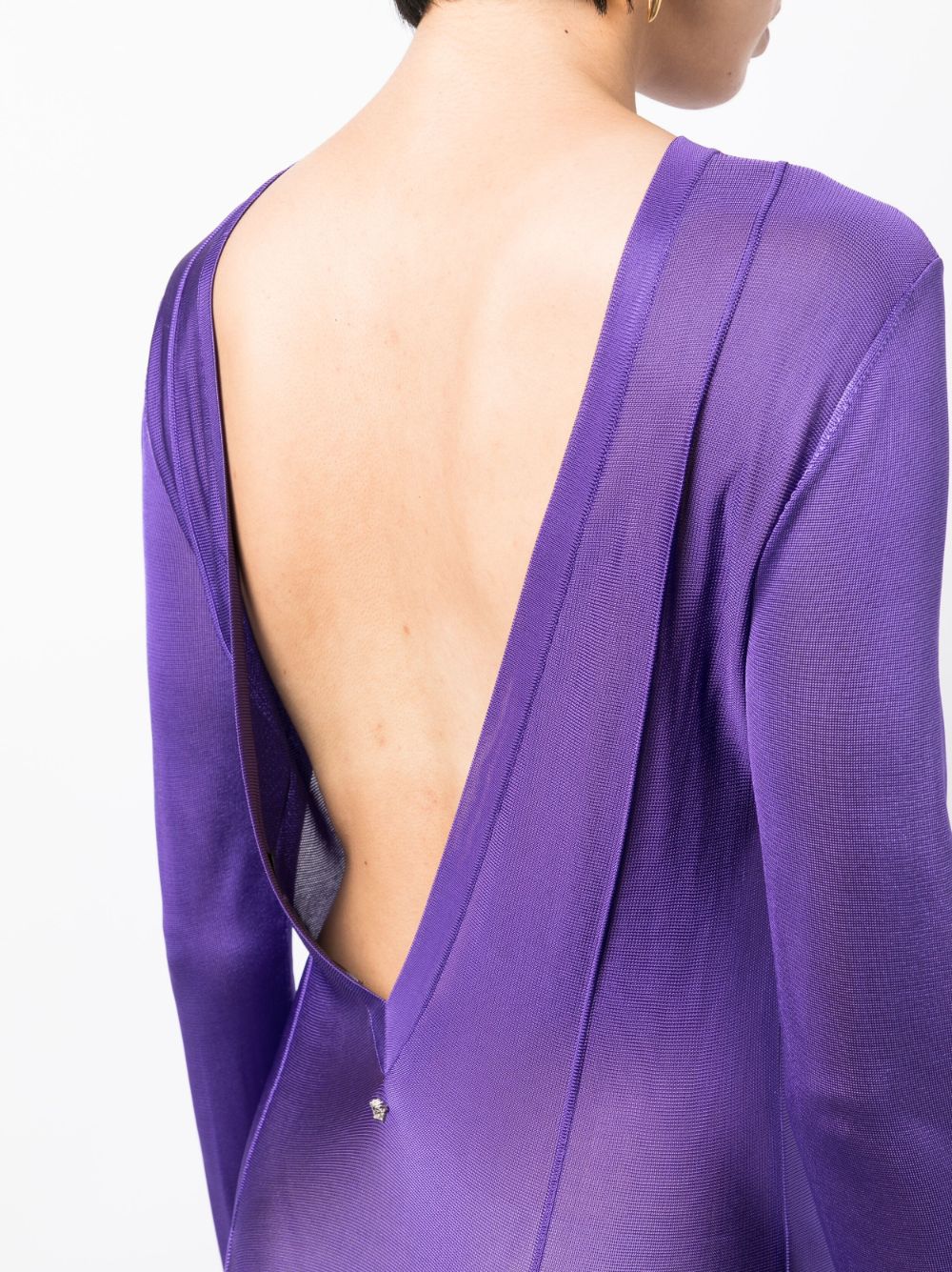 Versace open-back maxi dress - Image 5