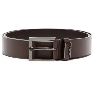 Louis Vuitton logo-plaque leather belt