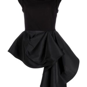 Alexander McQueen  Cut and Sew asymmetric minidress