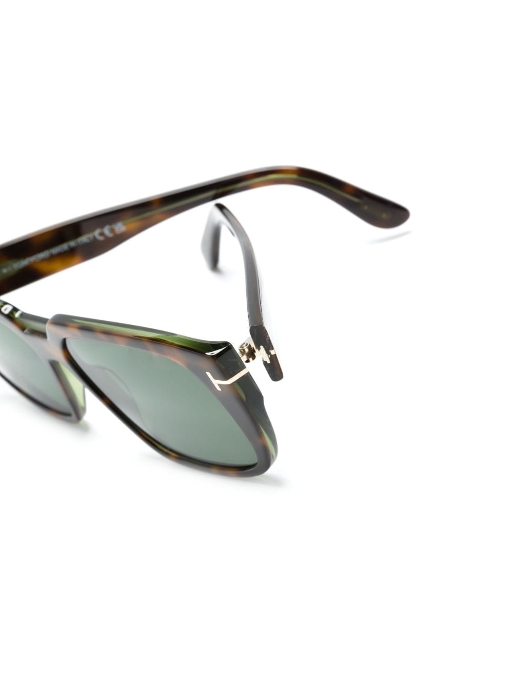 TOM FORD Eyewear tortoiseshell-effect square-frame sunglasses - Image 3