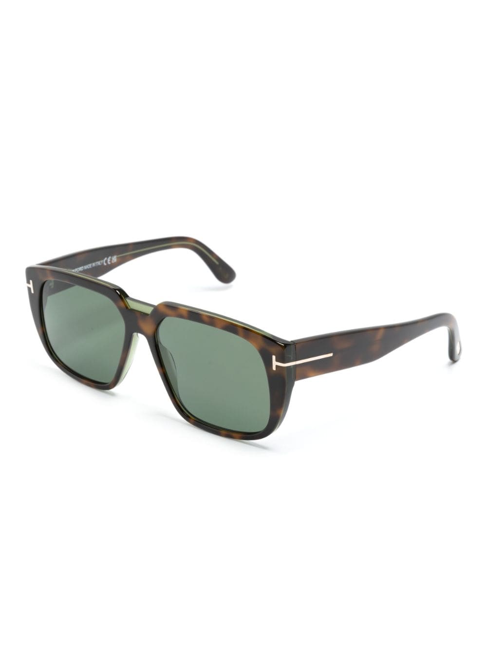 TOM FORD Eyewear tortoiseshell-effect square-frame sunglasses - Image 2