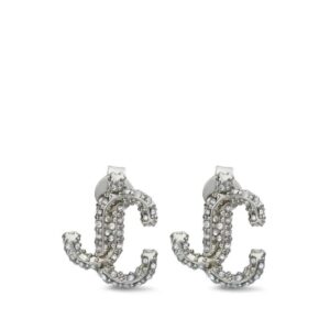 Jimmy Choo JC crystal-embellished stud earrings