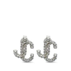 Jimmy Choo JC crystal-embellished stud earrings