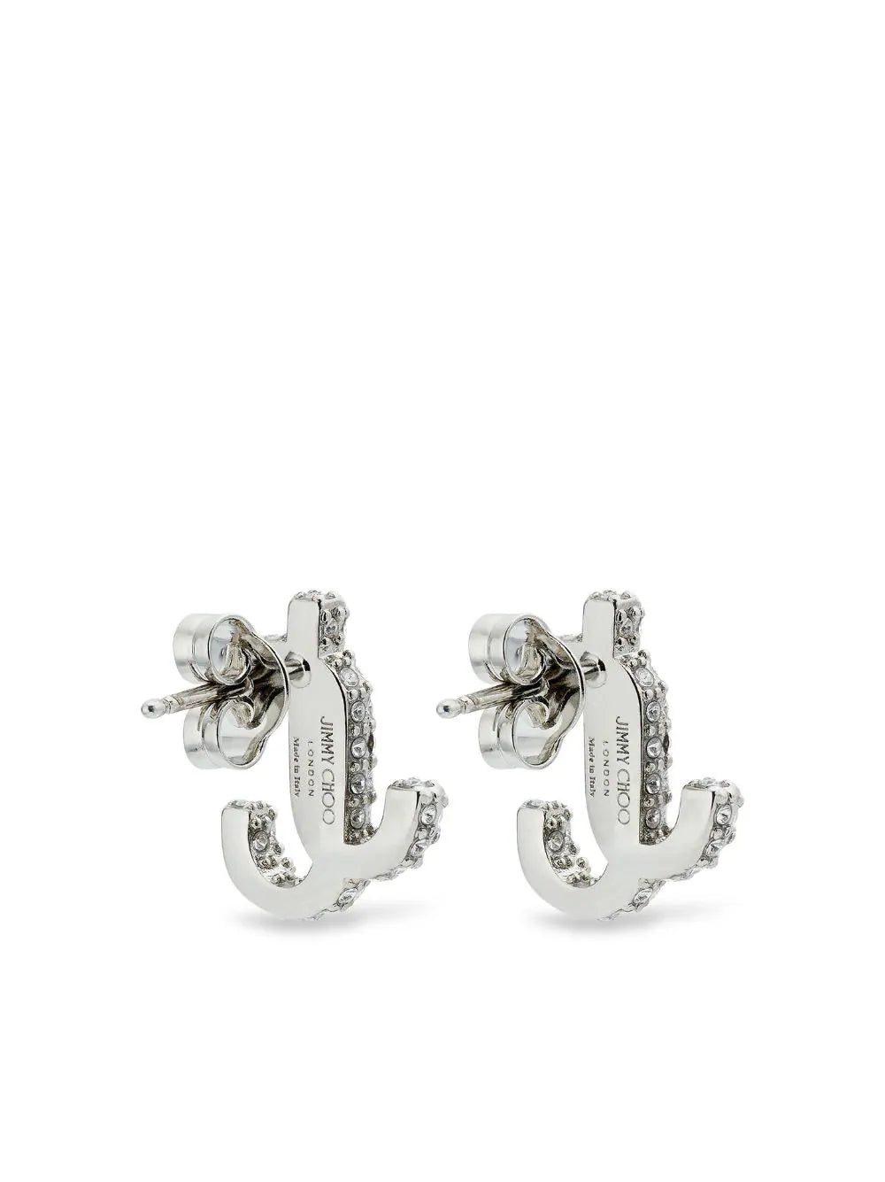 Jimmy Choo JC crystal-embellished stud earrings - Image 3