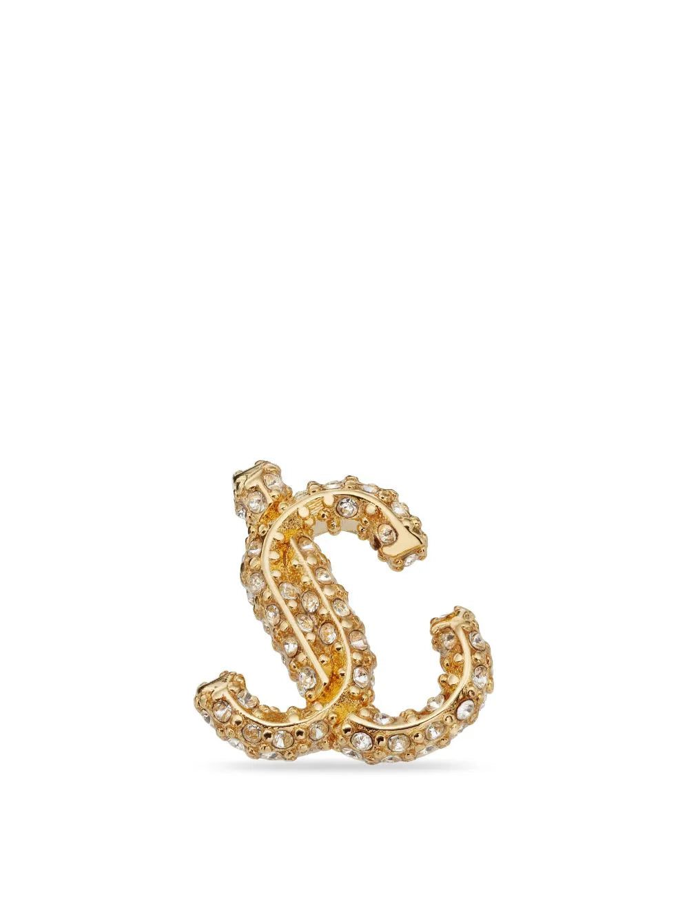 Jimmy Choo JC crystal-embellished stud earrings - Image 4