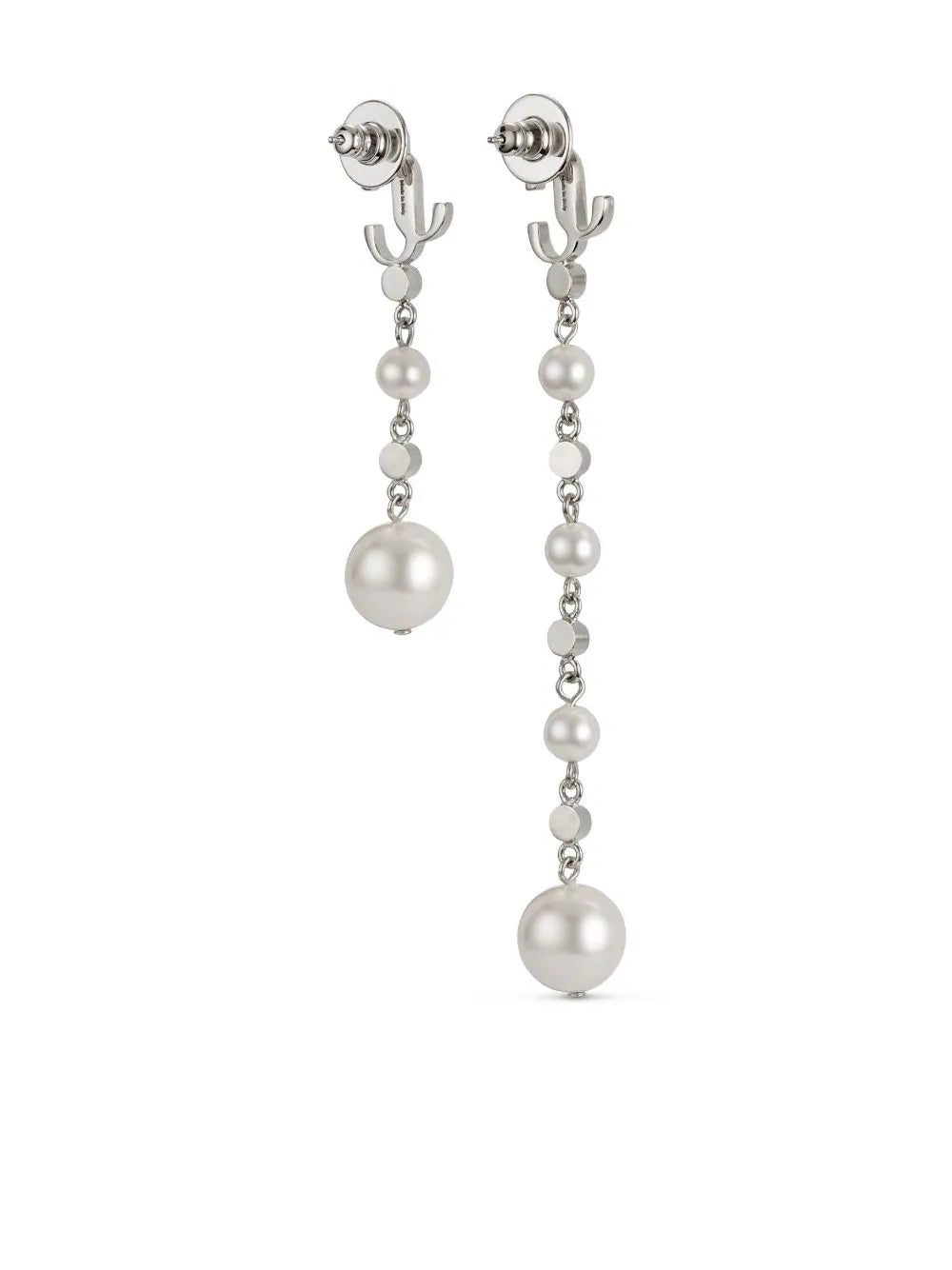 Jimmy Choo pearl-detail drop earrings
