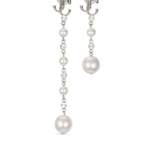 Jimmy Choo pearl-detail drop earrings