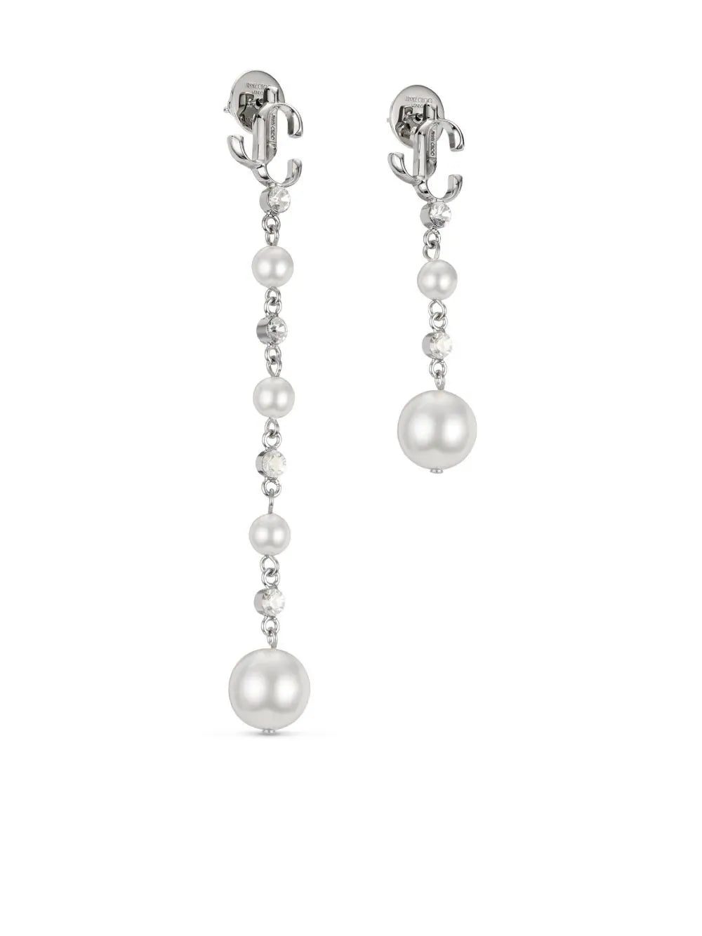 Jimmy Choo pearl-detail drop earrings - Image 2