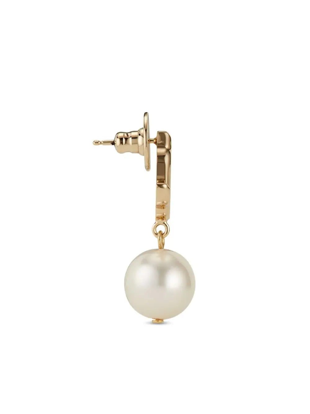 Jimmy Choo logo-lettering pearl earrings - Image 2