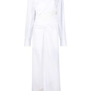 Off-White one-shoulder asymmetric dress