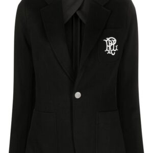 Polo Ralph Lauren  embroidered-logo single-breasted blazer